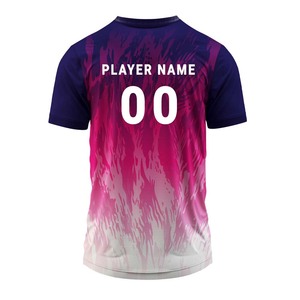 Maillot de football rayé personnalisé à col en V avec impression de logo – Vente en gros, directement de l'usine - Product Image 1