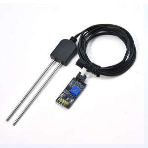 Sonda de <span class=keywords><strong>Sensor</strong></span> de Humedad del Suelo Resistente a la Corrosión 3.3V-12V DC, Detector Preciso de Humedad y Contenido de Agua para Jardín - Product Image 1