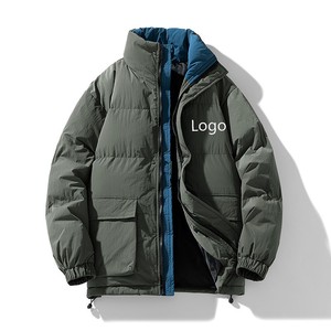 Chaqueta de Plumón de Invierno para Hombre, Nueva, con Cuello Alto, Cálida, Gruesa, Moderna y de Alta Calidad - Product Image 4