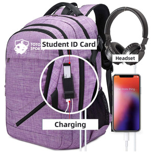 Mochila escolar transpirable, cómoda, ligera, con diseño nuevo, impermeable, con cremallera suave, con logotipo personalizado, precio al por mayor, del mejor proveedor. - Product Image 5