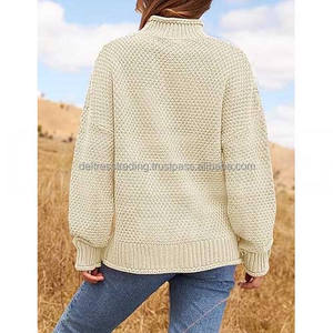 Sweat-shirts pour femmes, hiver 2024, manches longues, style ample, tissu tissé, logo personnalisé sur le devant, séchage rapide, respirant - Product Image 4