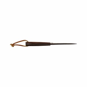 Couteau à Découper en Acier Damas Fait Main avec Manche en Bois de Rose et Étui en Cuir – Couteau d'Extérieur - Product Image 2