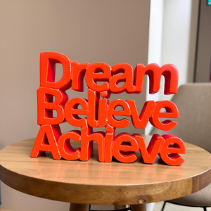 Artículo Decorativo Estético Motivacional con Frases de Sueños, Logros y Fe, para Mesa de Estudio, Escritorio de Oficina o Decoración de Habitaciones - Product Image 2