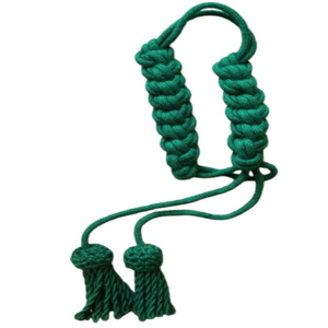 Cordon tressé torsadé vert en fil métallique, imperméable et écologique, pour la réparation de chapeaux et la reproduction de Shako britannique et belge - Product Image 3