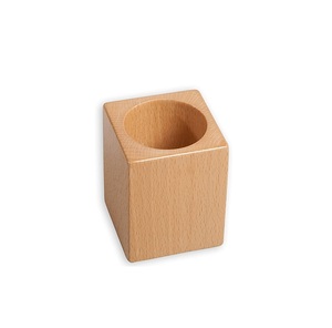 Porte-stylos en bois de qualité supérieure, taille personnalisée, pour bureau, table, rangement de stylos, fait main. - Product Image 4
