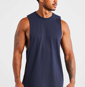 Débardeur de sport pour homme, coupe musclée, en Spandex, design personnalisé, pour la gym et l'entraînement - Product Image 1