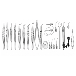 Kit médical en acier inoxydable pour chirurgie oculaire, ensemble de 15 instruments de phaco-chirurgie Extracap, vente chaude - Product Image 5