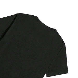 Ensemble d'été pour homme à épaules tombantes, t-shirt à manches courtes et short en tricot 100% coton de haute qualité, impression de logo personnalisée - Product Image 5