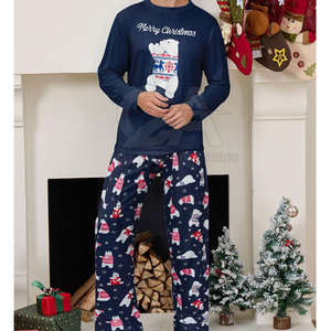 Casual Holiday <b>Christmas</b> <b>Pajama</b> Set Featuring Gift Box Pattern Soft Texture And Comfortable Fit <b>Christmas</b> <b>Pajama</b> Set - Product Image 4