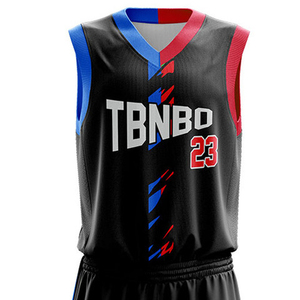 Vêtements de basket-ball personnalisés, jersey cousu, uniforme de basket-ball par sublimation, respirant et à séchage rapide - Product Image 4