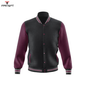 Veste universitaire unisexe personnalisable en toile respirante grande taille avec logo frontal pour l'hiver – Vente en gros - Product Image 1