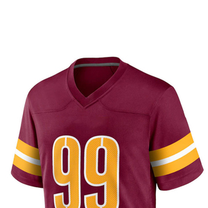 Maillot de football américain tendance, respirant, haute performance, avec graphiques et numéros d'équipe personnalisés - Product Image 6
