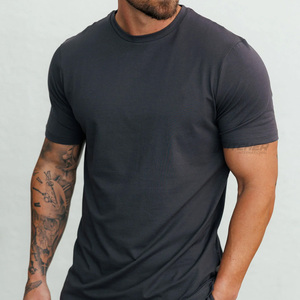 Custom Men's Gym T-<b>Shirt</b> 100% Cotton Knitted Breathable Eco-Friendly Custom Logo Printing Fitness Apparel - Product Image 6