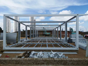 إطار جاهز الصنع 20 قدمًا/40 قدمًا مع إطار من الصلب المجلفن للمنازل المعدنية ومستودعات المنازل الخارجية بحجم إطار مخصص - Product Image 6