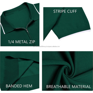 Camisa de Hombre de Alta Calidad con Cierre, de Punto, Secado Rápido, Manga Corta, Estilo Deportivo, Cuello Camisero, Elegante, Informal de Negocios - Product Image 5