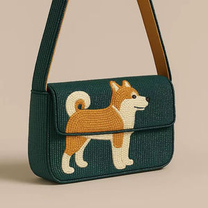 Indian Handmade Luxury <b>Crystal</b> <b>Animal</b> Print Fashion Accessories Multicolor Beaded Baguette Bag Handle Durable Casual Handbag RR - Product Image 3