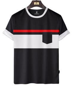 Camiseta Casual para Hombre, Diseño Moderno, 100% Algodón, Tejido Transpirable, Estampado Personalizado, Hombros Caídos, Calidad Premium - Product Image 3