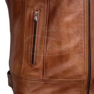 Veste de moto en cuir de course automobile la plus vendue Vestes de moto en cuir confortables à usage extérieur - Product Image 5