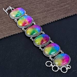 Solar Quartz Gemstone <b>Bracelet</b> 925 Sterling <b>Silver</b> Boho Jewelry Handmade Crystal <b>Bracelet</b> Unique Spiritual Gift For Women - Product Image 4