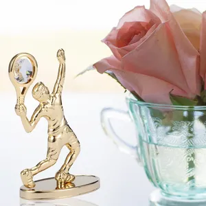 Gold-Plated <b>Tennis</b> Player Figurine Zinc Alloy Sports Decorative Sculpture Full 3D Art Collectible - Product Image 1
