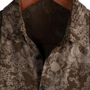 Camisa Hawaiana de Verano para Hombre, 100% Algodón, Ecológica, Transpirable, Informal, para la Playa - Product Image 4