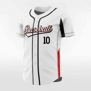 High Quality Customized Color Breathable Quick Dry Printed Winter <b>Baseball</b> Jersey 100% Polyester Front Logo Team Wear - Product Image 4