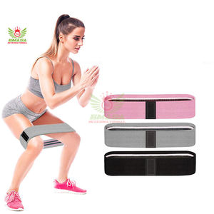 Set de Bandas de Resistencia para Entrenamiento de Cadera para Mujeres, Bandas Elásticas Anchas Antideslizantes para Ejercicios de Glúteos, de Poliéster Resistente - Product Image 1