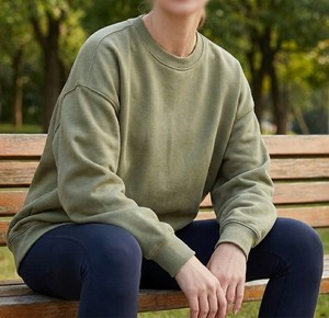 Sudadera de Felpa 100% Algodón para Mujer, Manga Larga, Suave, Proveedor de Marca Privada - Product Image 4