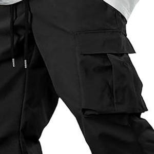 Pantalons décontractés en coton, pantalons de sport en coton personnalisés pour hommes, téléchargés par Dress Sports - Product Image 2