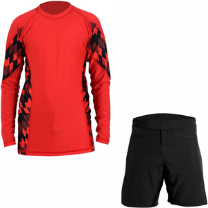 Top Selling <b>Custom</b> MMA Rash Guard Set Vendor Lightweight <b>Compression</b> <b>Shirt</b> Shorts <b>Custom</b> Logo - Product Image 2