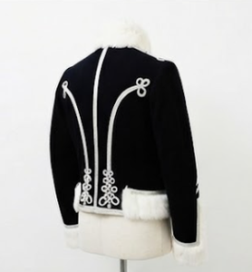 Men's Winter Hussar Jacket Wool Uniform Coat Windproof Breathable Stand Collar Ceremonial Outerwear - Product Image 4