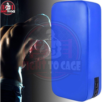 Équipement d'entraînement d'arts martiaux Muay Thai & MMA, cible de boxe en cuir à double couture pour l'entraînement d'arts martiaux, pads thaïlandais