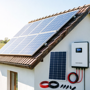 Sistema de Energí<span class=keywords><strong>a</strong></span> Solar Fuera de la Red de 5KW, Inversor MPPT de 48V con Banco de Baterías de Gel de 200Ah para Respaldo Doméstico - Product Image 4