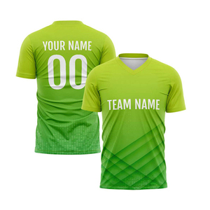 Camiseta de Fútbol al por Mayor, 100% Poliéster, Sublimada, para Hombre, Adulto, con Nombre y Números de Equipo Personalizados, Transpirable, Manga Corta - Product Image 5