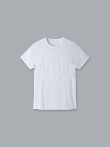 Camiseta Suave de Cuello Redondo para Mujer, Manga Corta, Corte Ajustado, Básica, Lisa, Informal y a la Moda - Product Image 4