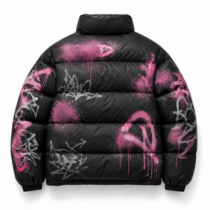 Men’s Oversized Puffer Jacket Streetwear Warm <b>Quilted</b> Bubble Coat Private Label Manufacturer - Product Image 3