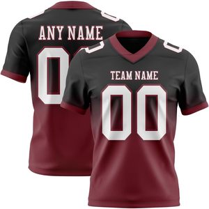 Jersey de Fútbol Americano Personalizado, Sublimación Completa, Ropa Deportiva para Equipos, Tela de Poliéster Interlock de Secado Rápido, Suministro de Fábrica OEM ODM - Product Image 1