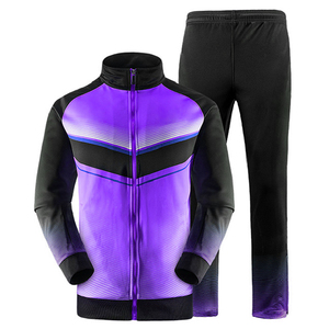 Conjunto Deportivo Personalizado Sublimado para Hombre, Amarillo y Negro, con Cremallera Completa, Forro Polar de Poliéster, Ropa Deportiva para Gimnasio, Entrenamiento, Equipo, OEM - Product Image 5