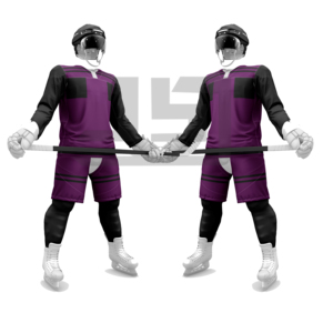 Tenue d'équipe de hockey sur glace personnalisée, maillot et pantalon assortis, noms et numéros personnalisés, couleurs vives, tissu durable prêt pour le jeu, 100% 3D - Product Image 4