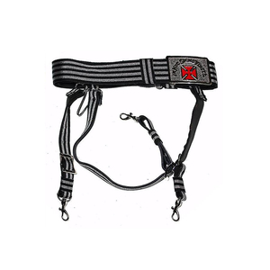 Ceinture d'épée en cuir pour anciens commandants des Templiers, faible MOQ, prix abordable, ceinture d'épée noire et argentée pour francs-maçons et chevaliers - Product Image 3