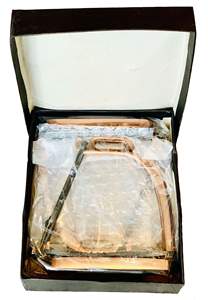 อานม้าแบบมีที่กันลื่นสีโรสโกลด์ลายพาวน์ - Product Image 4