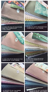 Tissu tricoté Ponte Roma en mélange de rayonne, jersey simple, 330 GSM, 56 pouces, pour vêtements et vêtements de sport - Product Image 2