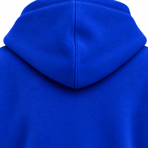 Sweat-shirt à capuche zippé pour homme, bleu royal, motif strass, streetwear premium orné de strass - Product Image 6