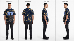 เสื้อยืดไทไดขนาดใหญ่พิเศษ พิมพ์ลายตามสั่ง พร้อมโลโก้ สำหรับผู้ชาย คอกลม ผ้าฝ้าย เสื้อผ้าดีไซน์เนอร์ทรงบ็อกซี่ ขายส่ง - Product Image 6