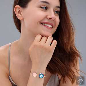 PRAO Evil Eye Bracelet Joyería corporal de moda con Eye of Protection - Product Image 2