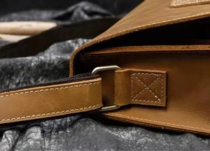 Hombro de cuero de caballo para hombres Carpeta de cuero A4 Maletín Bolsa de mensajero vintage Nuevo regalo de trabajo Regalo para él - Product Image 6