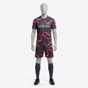 Men Custom Sublimation <b>Soccer</b> Uniform Set Short <b>Sleeve</b> Football Jersey Shorts <b>Socks</b> Team Sportswear - Product Image 3