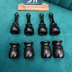 Elegante mango de brocha de afeitar de cuerno de búfalo hecho a mano, accesorio de aseo para afeitado en húmedo, artesanal natural, tradicional y ecológico. - Product Image 5