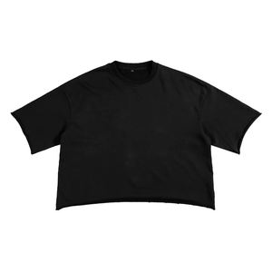 Camiseta de Hombre de Alta Calidad, Talla Europea, 240g, Hombros Caídos, Triple Costura, Algodón Grueso, Cuello Holgado, Talla Grande, Estilo Jersey Box Club - Product Image 1