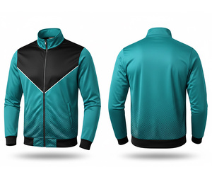 Fashionable <b>Zipper</b> <b>Jacket</b> for Casual & Sports Use Warm Breathable Quick Dry | Sizes Men Women Youth | Training <b>Jacket</b> - Product Image 3